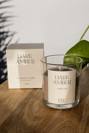 30 Hour Dark Amber Medium Candle