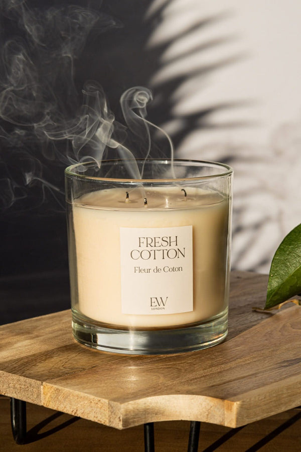 45 Hour 3 Wick Fresh Cotton Candle