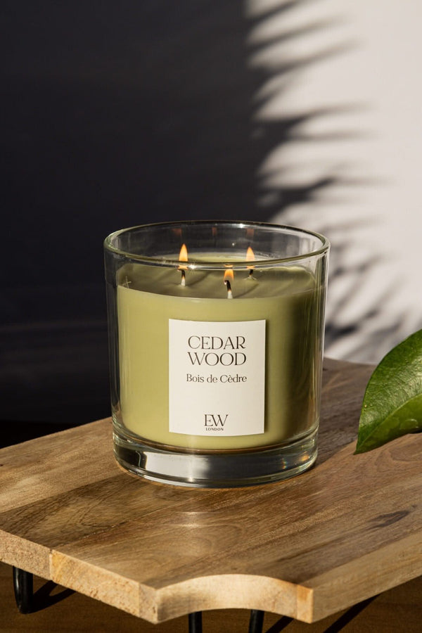 45 Hour 3 wick Cedarwood Candle