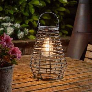 Maris Solar Lantern - Grey