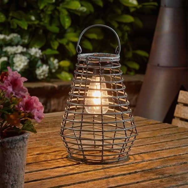 Maris Solar Lantern - Grey