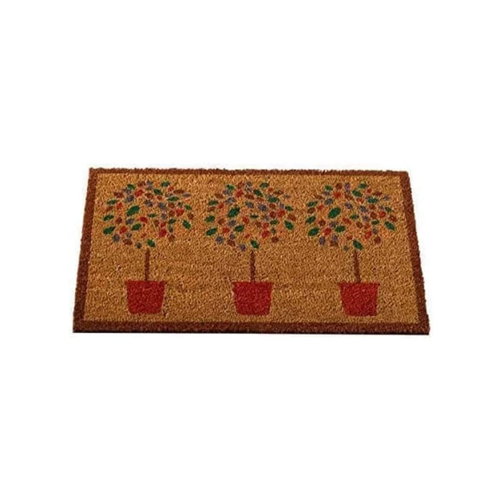 Large Novelty Printed Bay Trees Welcome Mat