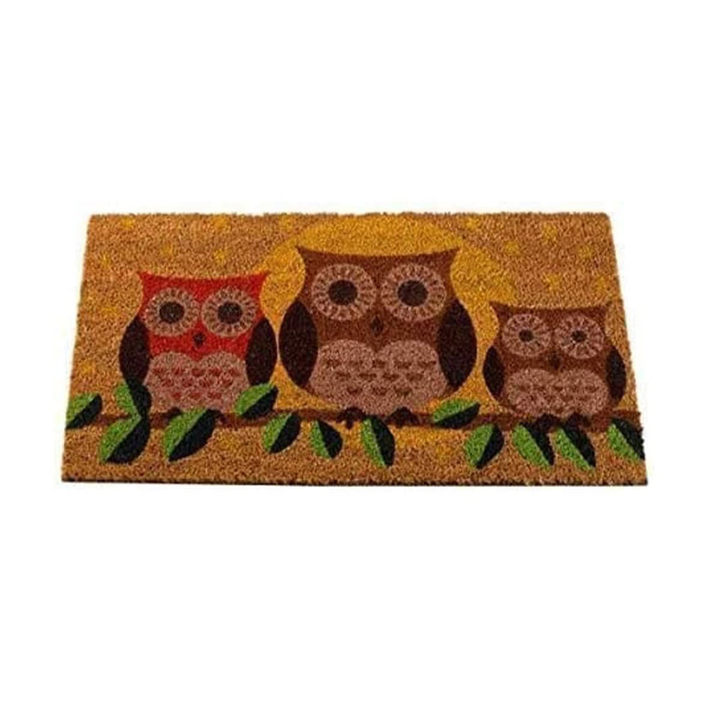 Novelty Printed Hooters Owl Welcome Mat