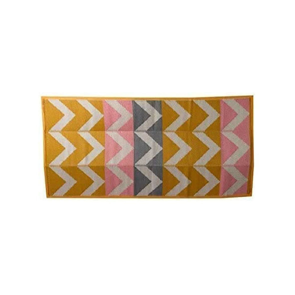 Handy Carry Water Resistant Picnic Rug 90 x 180cm - Zig Zag