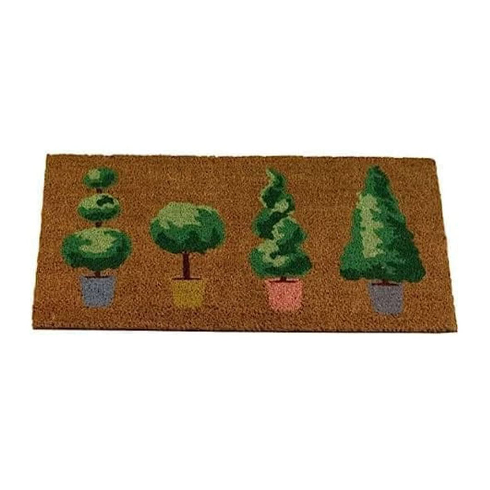 Decorative Decor Non Slip Doormat - Patio Pots