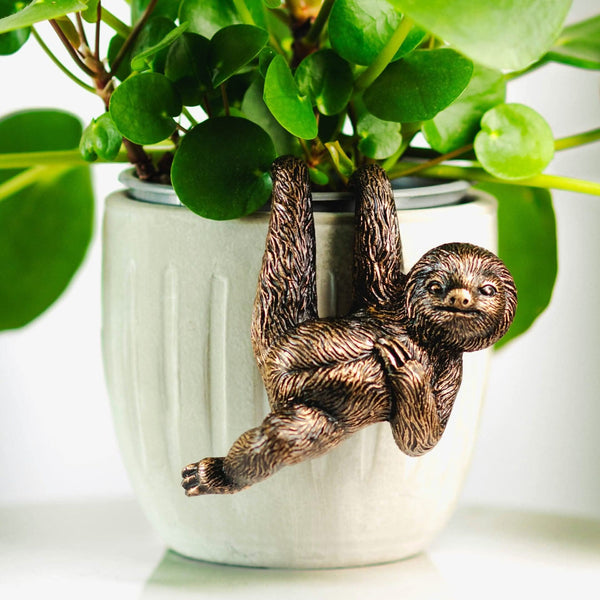 Sloth Plant Pot Hanger Decorative Garden Ornament