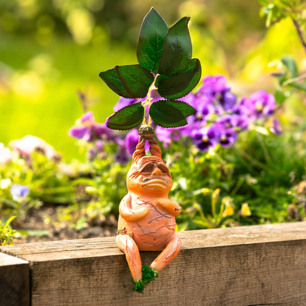 Sitting Mandrake Resin Garden Statue