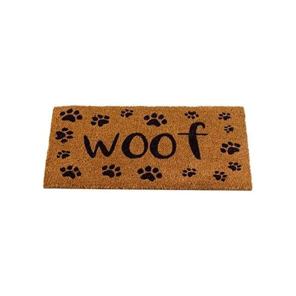 Decorative Non Slip Entry Welcome Doormat - 75 x 45cm Dog Woof