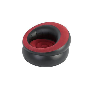 Black & Red Single Person Inflatable Chair