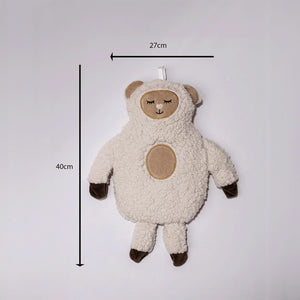 1L Sheep Hot Water Bottle Heater with Soft Plush Cover