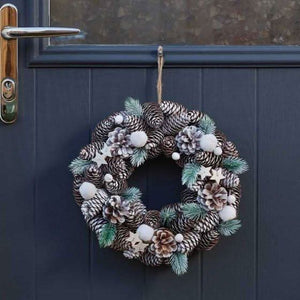 FrostPine Wreath - 30 cm