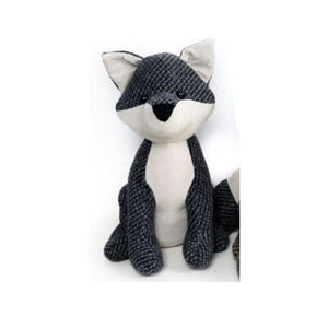 Dark Grey Fox Doorstop