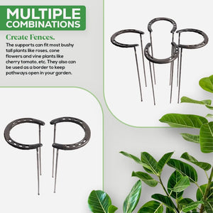 2pc Horseshoe Plant Stakes