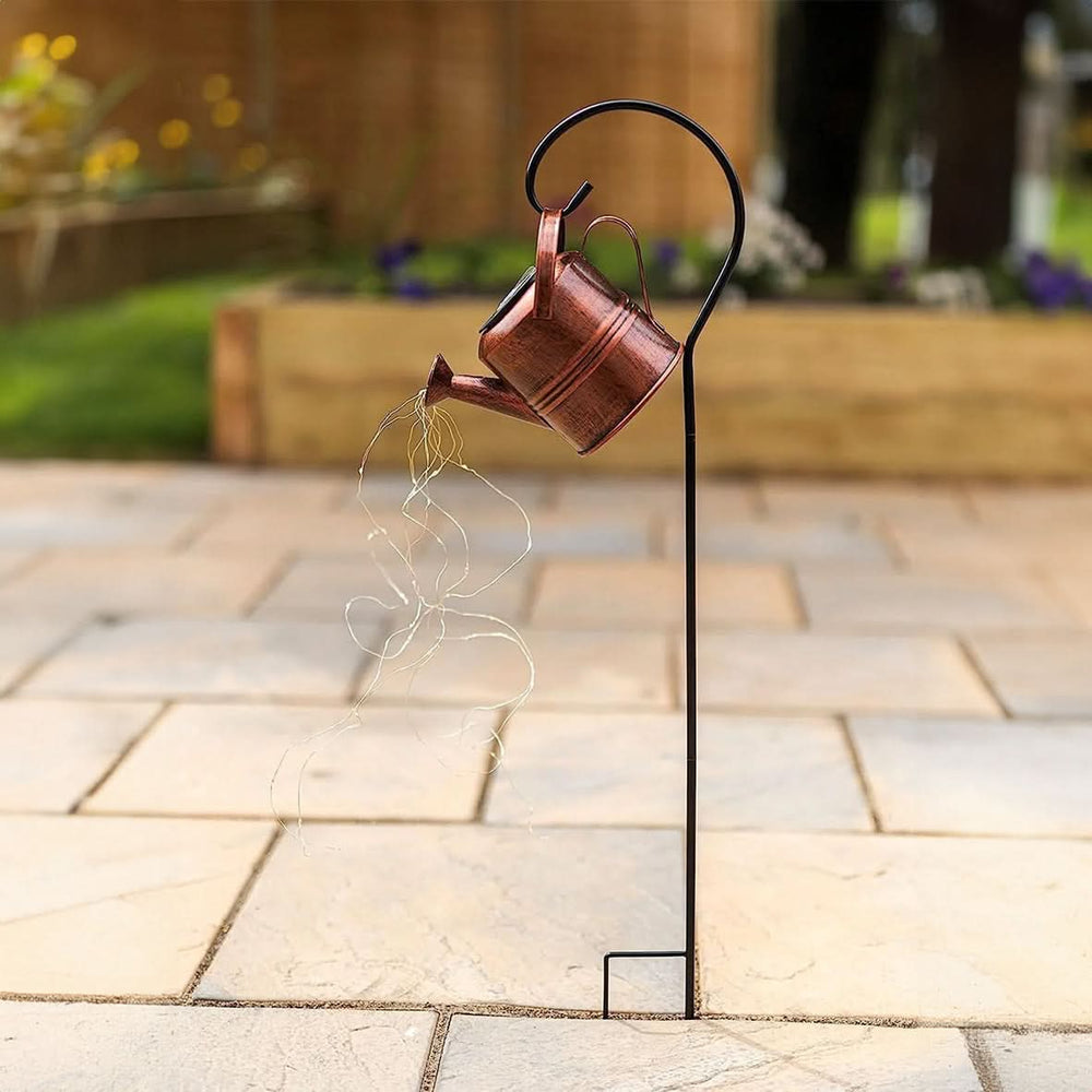 Cascading Solar Lights Watering Can