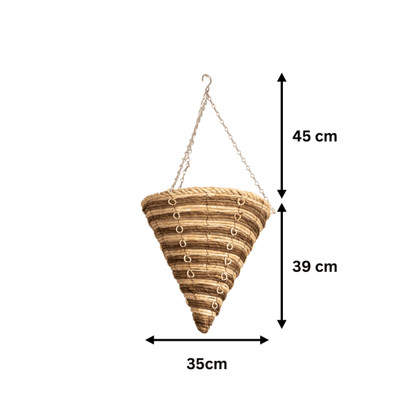 14in Cornrope Hanging Cone