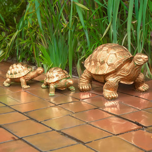 Tortoise Family Garden Ornament 3pc