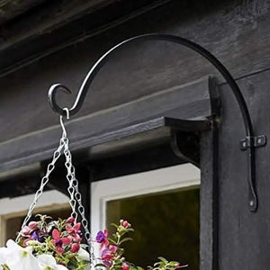 11" Forge Round Hook for Decorative Hanging Baskets