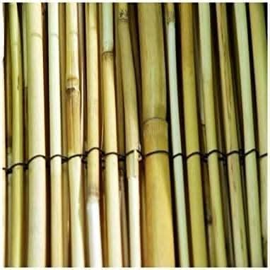 Bamboo Slat Natural Garden Fence Screening