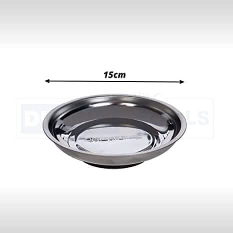 150mm Magnetic Stainless Steel Dish for Parts, Bolts, Nuts, Washers & Screws