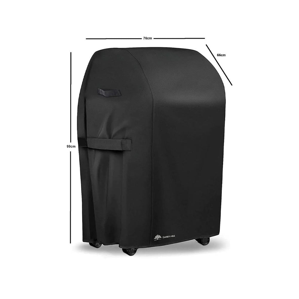 Black Waterproof BBQ Cover (L76 x W66 x H99cm)