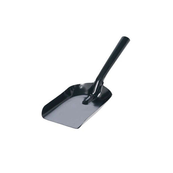 5'' Coal Shovel Black Metal Fireplace Contractor Spade Pet Dog Scoop Garden Home