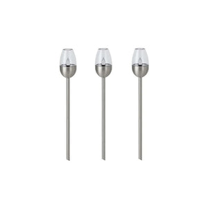 4x Flame Effect Solar Torch Stake LED Lights