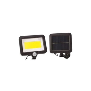 Bright White Solar Powered Security Light with Motion Sensor