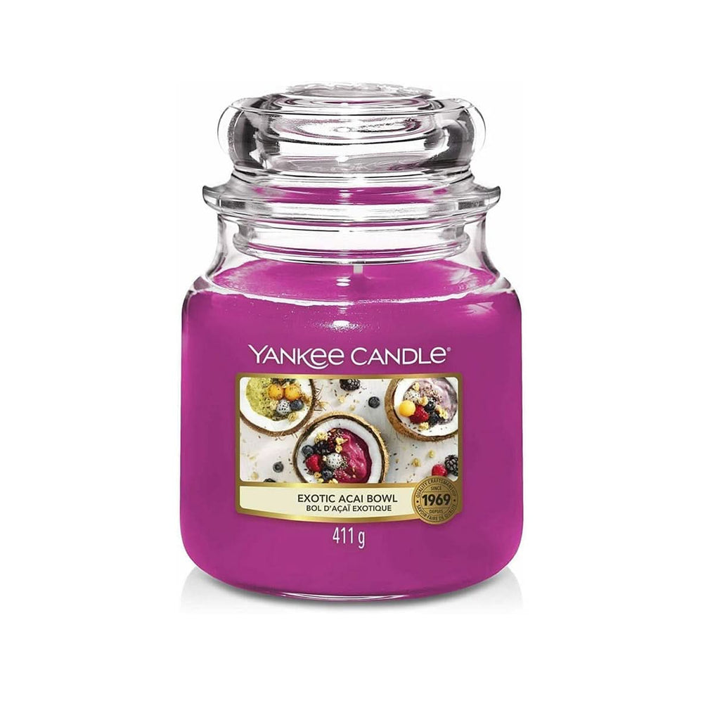 Excotic Acai Bowl Medium Yankee Candle Jar (411g)