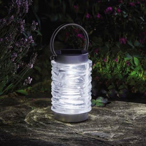 2x Wave 10L Lantern - Solar Garden Light