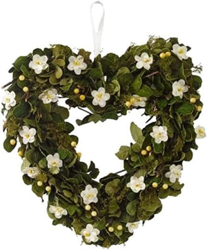 Ornamental Artificial Foliage String Flower Heart