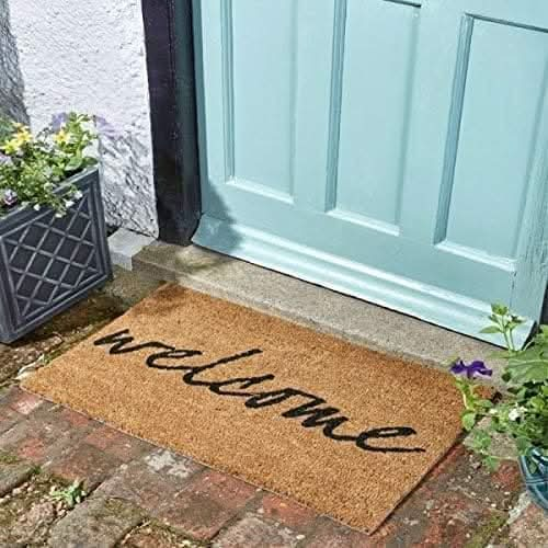 Welcome Decor Natural Design Doormat