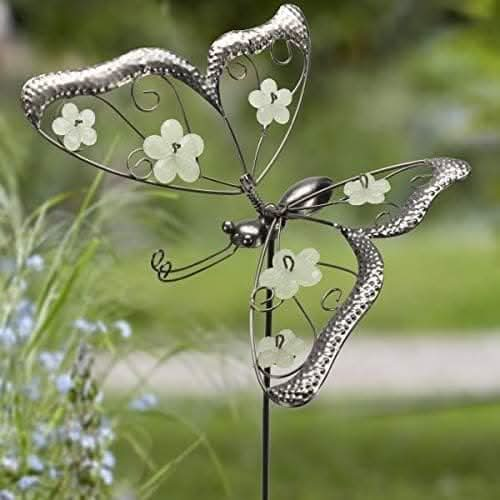 Glow In the Dark Butterfly Border Stake Light