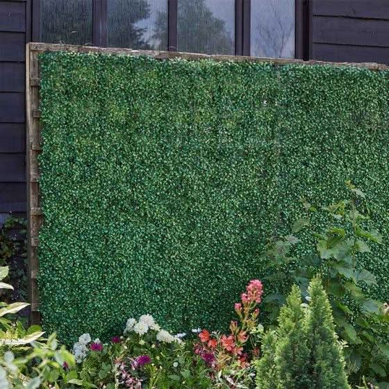 4x Boxwood Screen Panel 60 x 40 cm