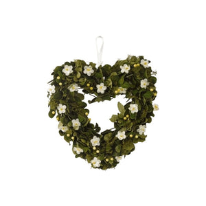 Ornamental Artificial Foliage String Flower Heart