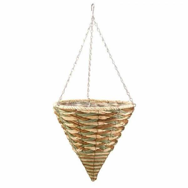 14" Trinity Cone Flower Basket Holder