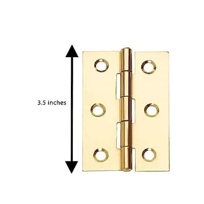 3.5inch Heavy Duty Butt Hinges with Brass Plated Finish Door Hinges