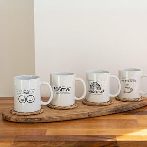 4pc Motivational Coffee Mugs