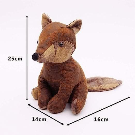 Novelty Fox Animal Doorstops Soft Plush Weighted Door Stopper