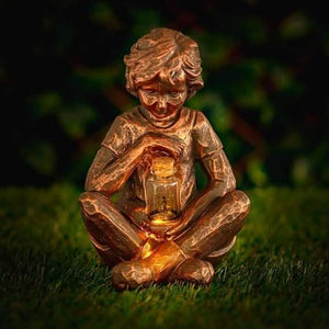 SOLAR CHILD WITH FIREFLY JAR