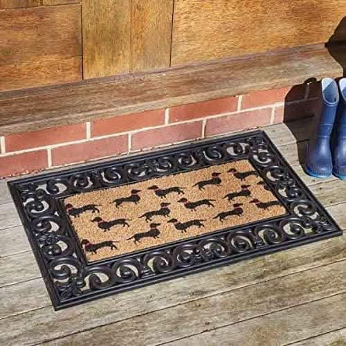 53 x 23cm Insert Only DOGS Non Slip Doormat Entry Welcome Mat