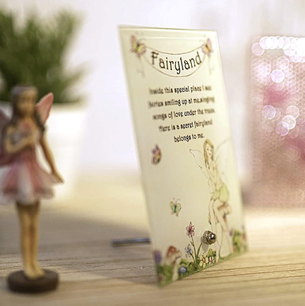 Free Standing Fairyland Plaque with Message