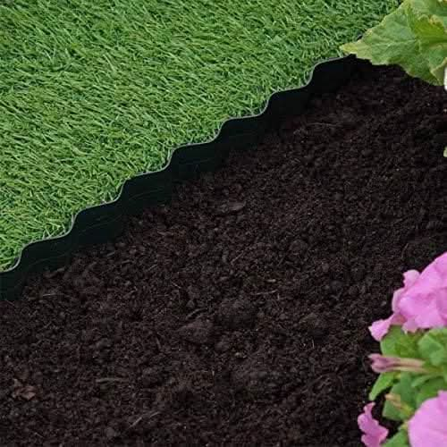 10cm x 10m Strong Green Garden Lawn Border Edging For Grass Borders