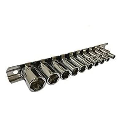 Shallow/Deep Socket Set CV Chrome Vanadium Sockets Vehicle Car Hand Tool DIY Tools