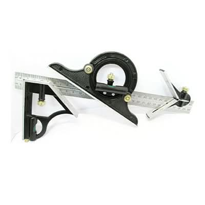 12" Combination Square Centre Protractor Heads Precision High Quality DIY Tool