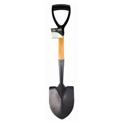 Round Head Mirco Shovel with Wooden Handle