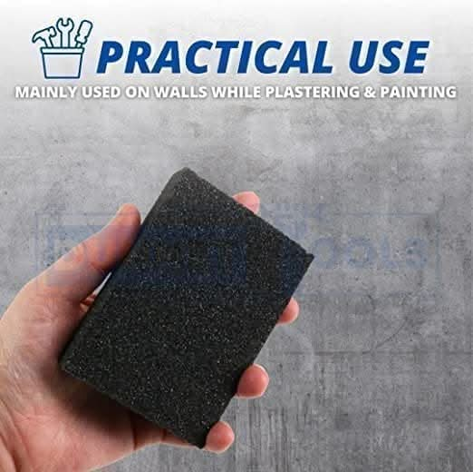 3 Pack Sponge Sanding Block Set 60 80 120 Grit Fine Medium Coarse grades Sandpaper