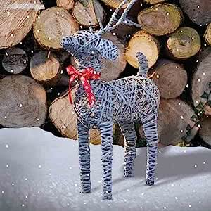 Christmas Woven Decorative Dancer Reindeer