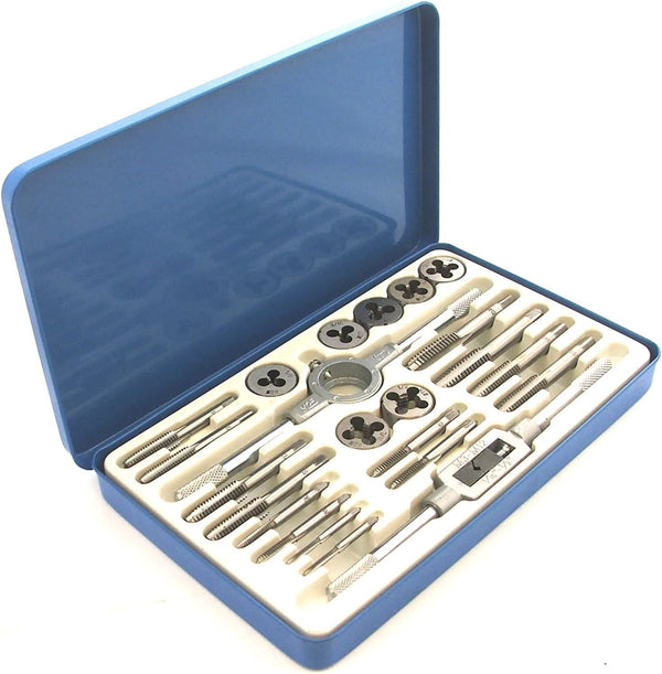 23pc Whitworth Tap & Die Set Ratchet Thread Repair Tool Kits Die set Tap Set