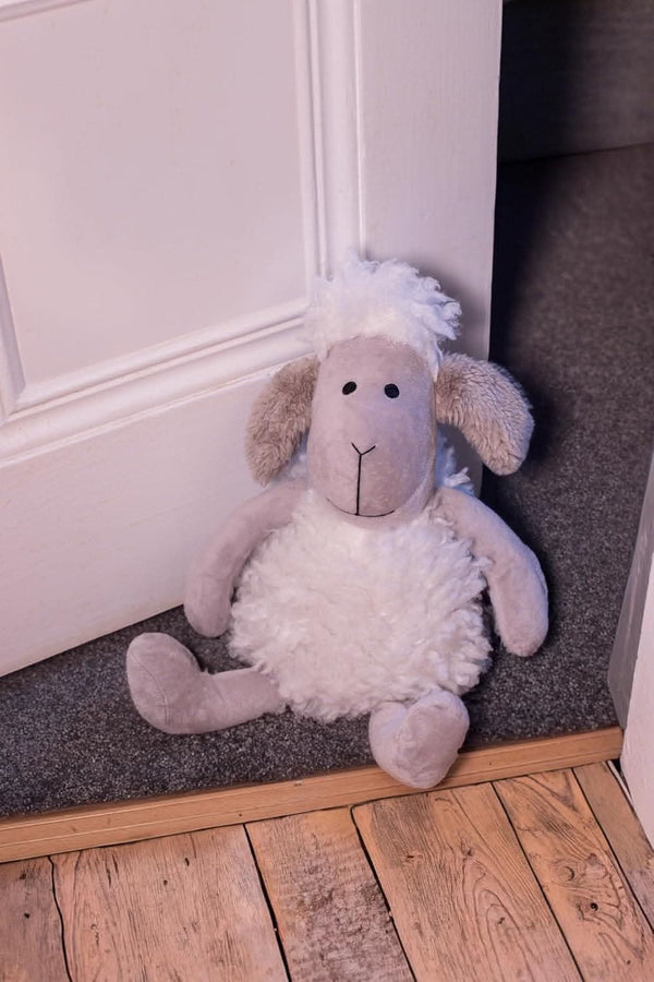 Grey Sheep Door Stop