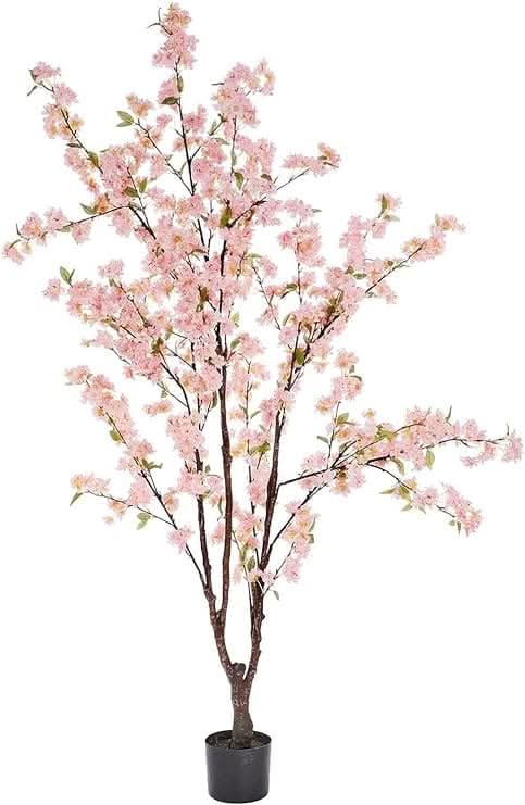 Outdoor Botanic Artificial Pink Cherry Tree